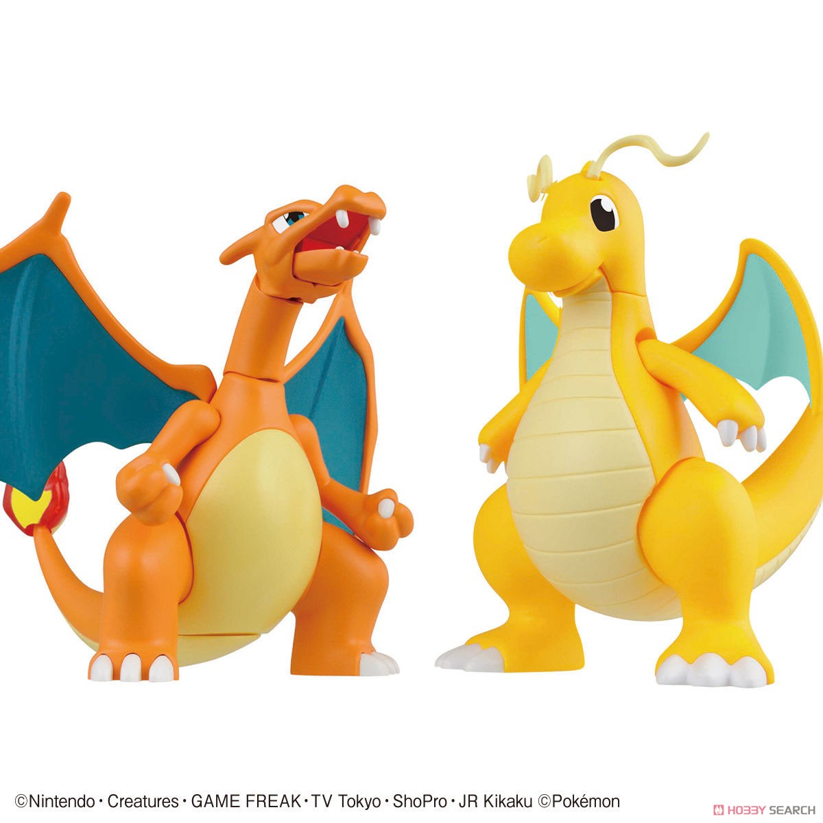 Special price due to damaged box. Pokemon Plastic Model Collection 43 Select Series Charizard (Battle Ver.) & Dragonite VS Set (Plastic model) 商品画像1