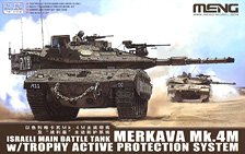 Israeli Main Battle Tank Merkava Mk.4M w/Trophy Active Protection System (Plastic model)