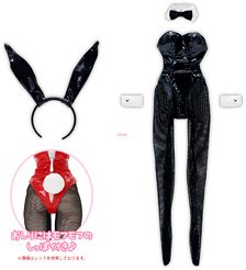 Q`z Enamel Bunny Girl set (Black) (Fashion Doll)