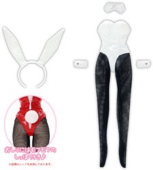 Q`z Enamel Bunny Girl set (White) (Fashion Doll)