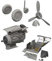 Bf109G-10 WNF ビッグシンパーツセット (エデュアルド用) (プラモデル)