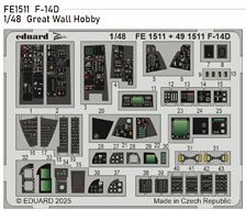 F-14D ズームエッチングパーツ (グレートウォール用) (プラモデル)