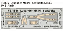 ウェストランド ライサンダー Mk.I/III シートベルト (ステンレス製) (エアフィックス用) (プラモデル)