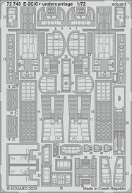 E-2C/C+ 着陸装置エッチングパーツ (エレール用) (プラモデル)