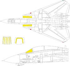 F-14D MASK (for Great Wall Hobby) (Plastic model)
