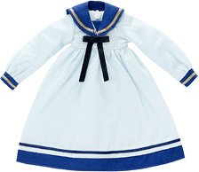 PNXS Relaxed Sailor One Piece (Pale Blue x Navy) (Fashion Doll)