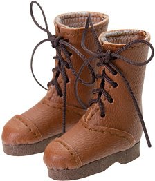 1/6 Lace-up Boots (Caramel Brown) (Fashion Doll)