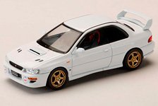 スバル インプレッサ PURE SPORTS COUPE WRX type R STi Version (GC8) VWR Type フロントバンパー ピュアホワイト (ミニカー)