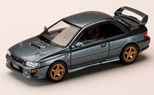 スバル インプレッサ PURE SPORTS COUPE WRX type R STi Version (GC8) VWR Type フロントバンパー クールグレーメタリック (ミニカー)