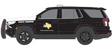 Hot Pursuit - 2024 Chevrolet Tahoe Police Pursuit Vehicle - Texas Highway Patrol (ミニカー)