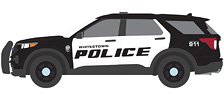 Hot Pursuit 2024 Ford Police Interceptor Utility - Whitestown Metropolitan Police Department (ミニカー)