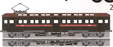 J.G.R. DEHA6300 Renewaled Car Two Car Set Paper Kit (Unassembled Kit) (Model Train)