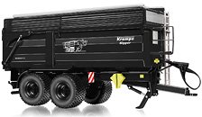 Krampe Big Body 650 リアティッパー ブラック (ミニカー)