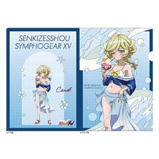 Senki Zessho Symphogear XV [Especially Illustrated] Clear File (Carol / Marine Sailor Swimwear) (Anime Toy)