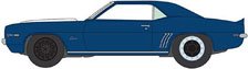 1969 シェビー カマロ Z28 ブルー (ミニカー)