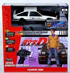 First MINI-Z Initial D Toyota Sprinter Trueno AE86 Carbon Bonnet (RC Model)