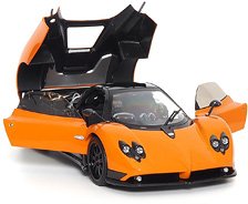 Pagani Zonda F 2005 diecast full open Arancio St. Tropez - BASIC PACK *die-cast (ミニカー)