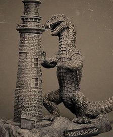 1/72 Ray Harryhausen Rhedosaurus Plastic Model Kit (Plastic model)