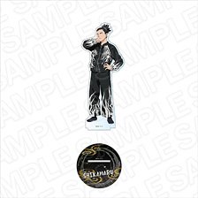 Naruto: Shippuden Big Acrylic Stand Shikamaru Nara Black Outfit Ver. (Anime Toy)