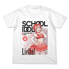 Love Live! Superstar!! Mei Yoneme Full Color T-Shirt Official Card Game Ver./ White -S (Anime Toy)