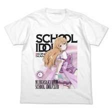 Love Live! Nijigasaki High School School Idol Club Kanata Konoe Full Color T-Shirt Official Card Game Ver./ White -S (Anime Toy)