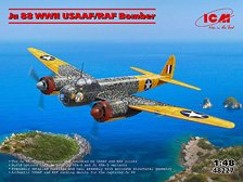 Ju 88 WWII USAAF/RAF Bomber (Plastic model)
