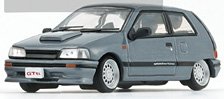 ダイハツ シャレード 1991 2ドア グレー GTti (ミニカー)