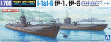 IJN Submarine I-1 & I-6 (Plastic model)