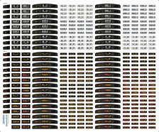 [J.N.R. and J.R. /N] Rollsign Sticker for Series 209-0, 209-2200 Nanbu Line [for Tomytec] (Film Sticker) (Model Train)