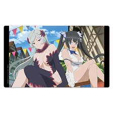 Is It Wrong to Try to Pick Up Girls in a Dungeon? V Character Rubber Mat Hestia & Freya (Anime Toy)