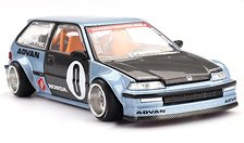 Honda Civic EF Kaido Roulette V1 (LHD) (Diecast Car)