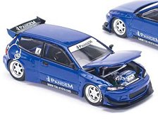 Pandem Civic EG6 v1.5 Metallic Blue (ミニカー)
