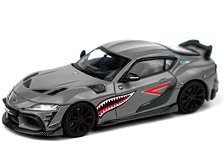 Darwin Pro 66G NWB Supra A90 - Grey Metallic (Diecast Car)