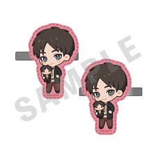 進撃の巨人 ミニキャラだっこシリーズ アクリルヘアクリップ エレン (キャラクターグッズ)