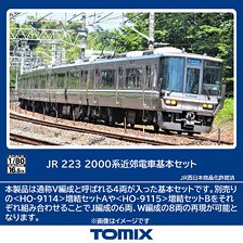 1/80(HO) J.R. Suburban Train Series 223-2000 Standard Set (Basic 4-Car Set) (Model Train)