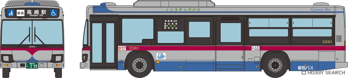全国バスコレクション [JB091] 群馬バス (群馬県) (鉄道模型) その他の画像1