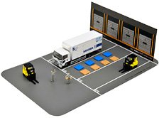 The Truck Collection Logistics Site Truck Set E Sagawa Express (Model Train)
