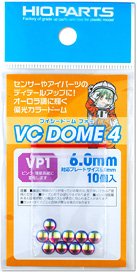 VC Dome 4 VP1 Color 6.0mm (10 Pieces) (Parts)