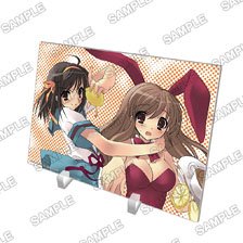 『涼宮ハルヒ』 シリーズ A5アクリルパネル ハルヒ＆みくる (キャラクターグッズ)