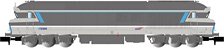 SNCF, diesel locomotive CC 72006 `Multiservice` with red SNCF logo, ep.V (Model Train)
