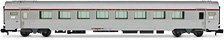 SNCF, TEE `Mistral` (Nice-Paris), A8u coach, silver, ep.IV ★外国形モデル (鉄道模型)