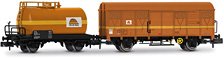 Colas Rail, 2-unit pack 2-axle tank wagon and 2-axle G4 wagon, ep.V (2-Car Set) (Model Train)