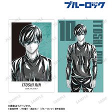 Blue Lock Rin Itoshi Ani-Art Black LABEL Illust Card (Set of 2) (Anime Toy)