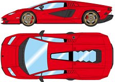 Lamborghini Countach LPI 800-4 2022 ロッソ (ミニカー)