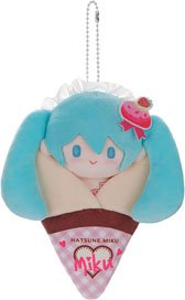 キャラクター・ボーカル・シリーズ01 初音ミク クレープマスコットストラップ B (キャラクターグッズ)