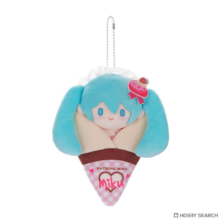 キャラクター・ボーカル・シリーズ01 初音ミク クレープマスコットストラップ B (キャラクターグッズ) 商品画像1