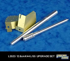 WWII ドイツ 12.8cm砲 K44 L/55用グレードアップパーツセット (プラモデル)