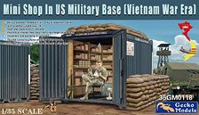 Mini Shop in US Military Dase (Vietnam War Era) (Plastic model)