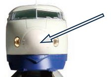 【Assyパーツ】 0系新幹線 頭部カバー (4個入り) (鉄道模型)