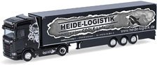 (HO) スカニア CS 20 HD 冷蔵ボックス セミトレーラー `Heide Logistik` (鉄道模型)
